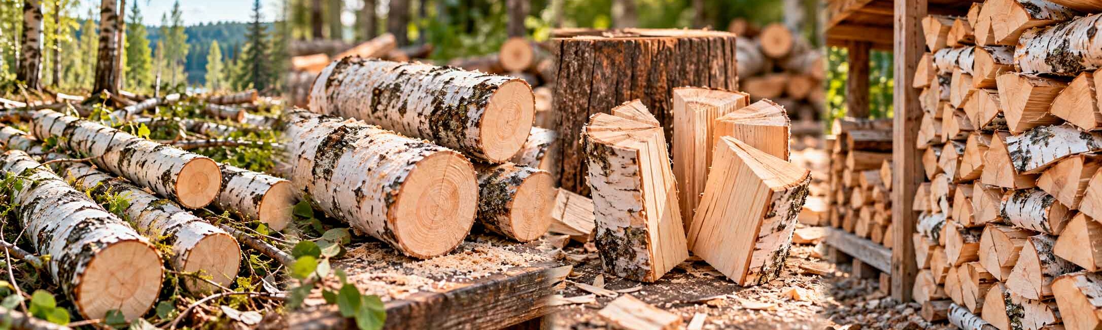Vom nachhaltig bewirtschafteten Wald zu Ihnen nachhause. Brennholz aus Grafing